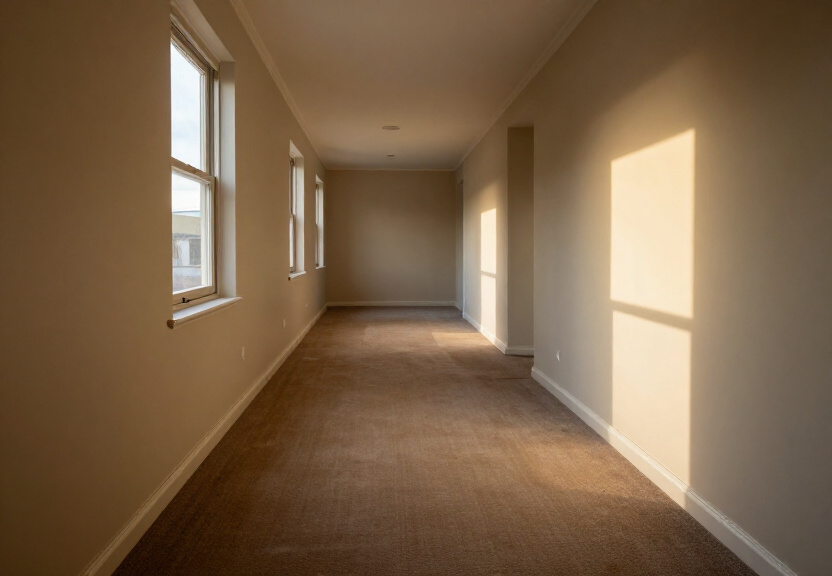 Restored living room in Parklea after water damage treatment